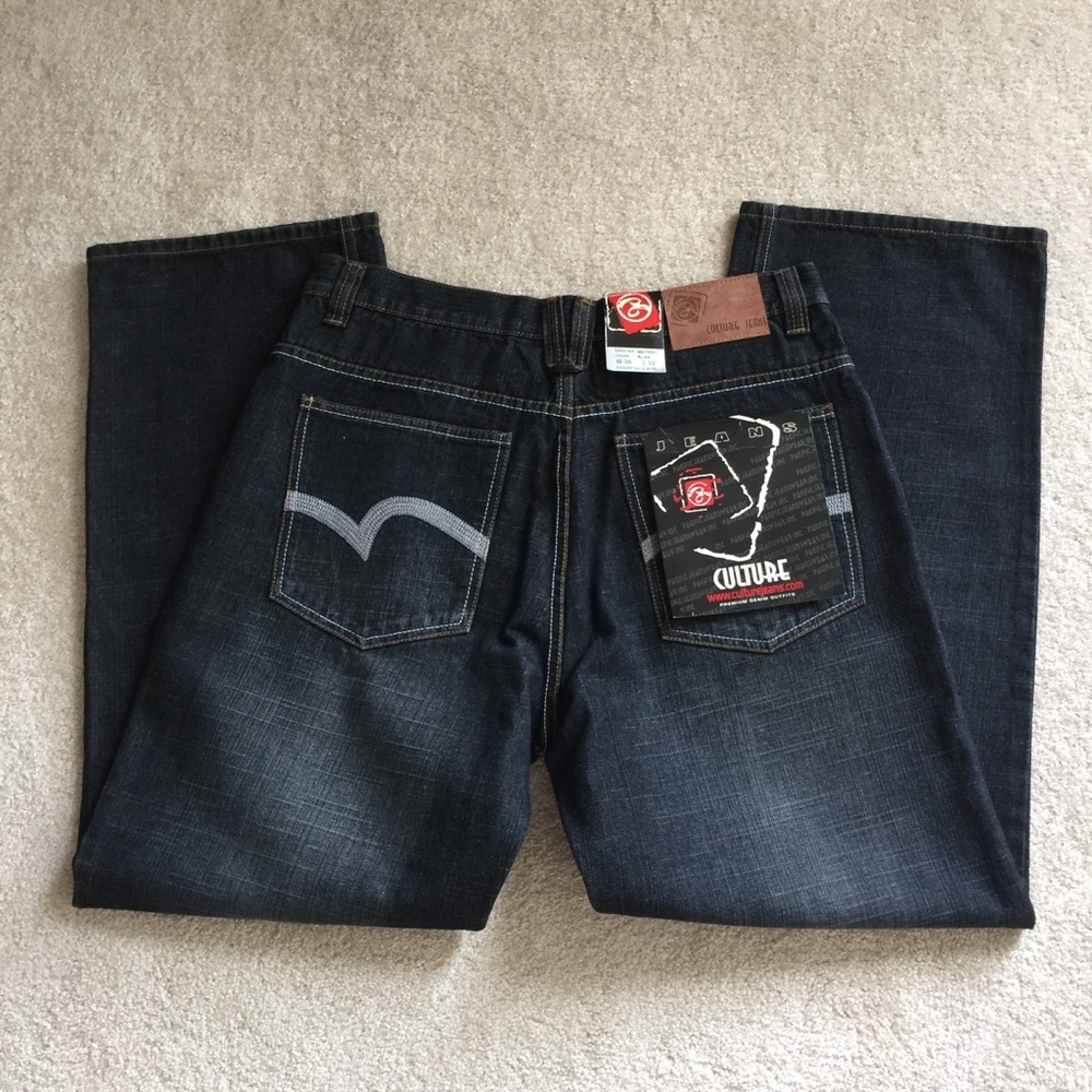 Culture Jeans men’s black jeans NWT 36 x 30